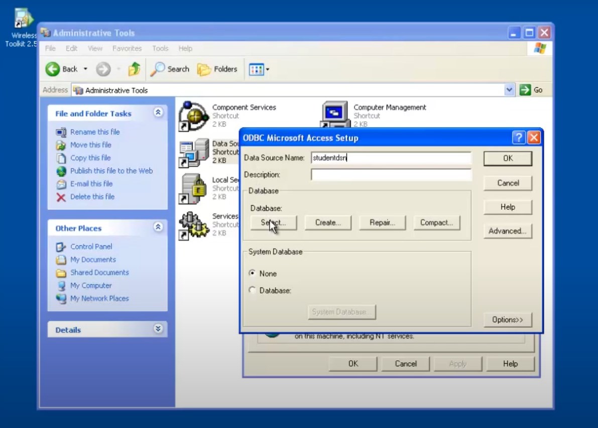 How to Create a Data Source Name