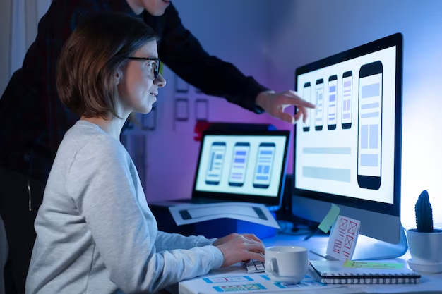 People are involved in web application development