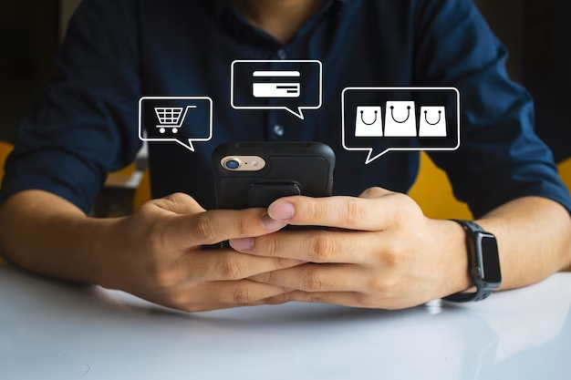 Shopping online with your phone