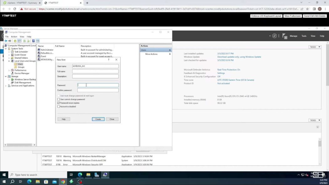Process of installing wordpress on iis using mysql & php