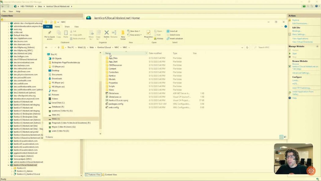 Process of getting started with kentico